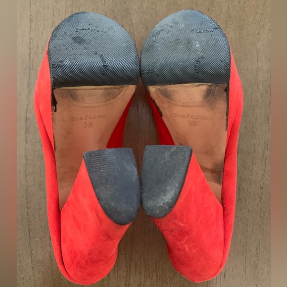 ZARA Trafaluc Peep Toe Platform Pumps  👠 - Picture 5 of 8